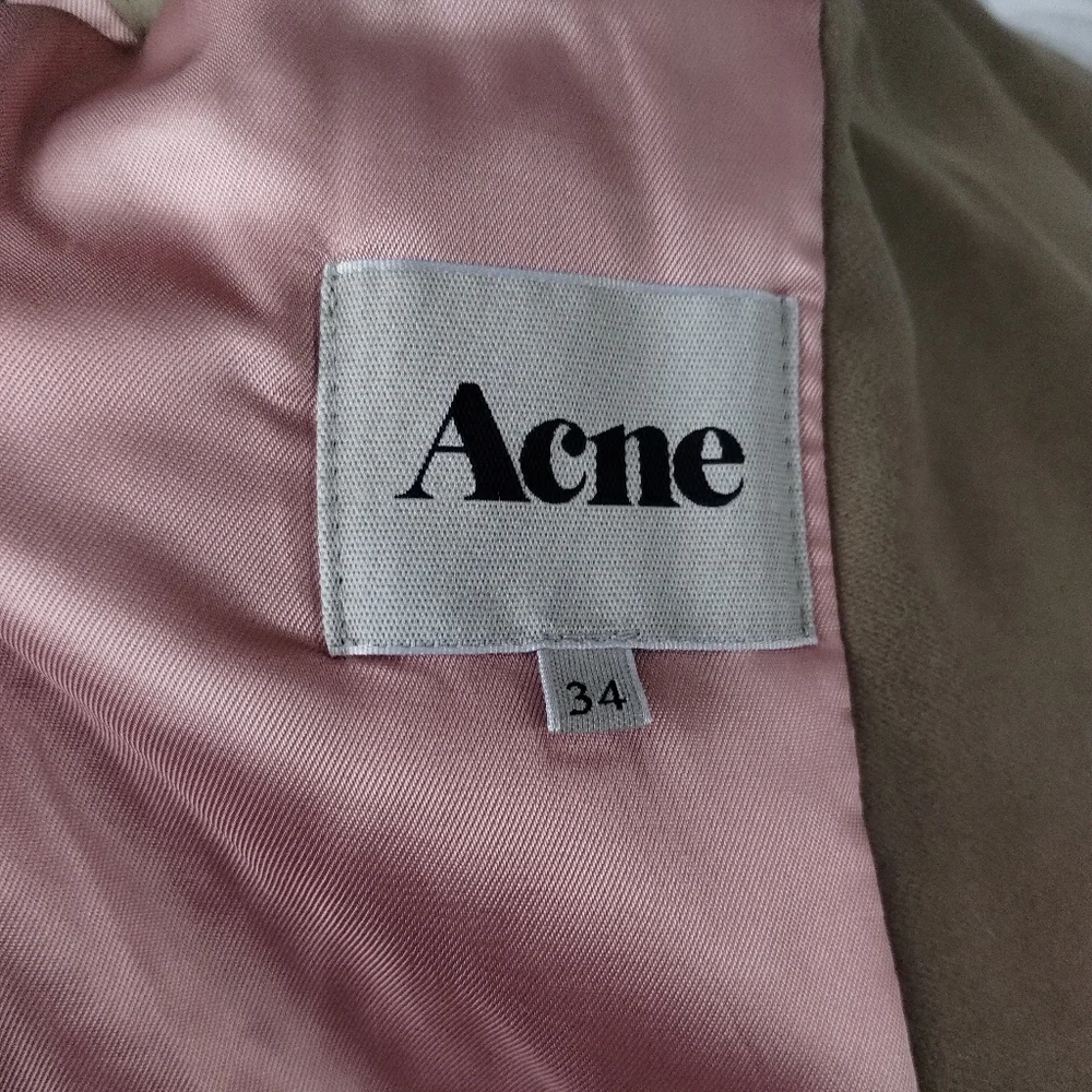 Acne Shearling Cotton Jacket XS - Picture 5 of 9